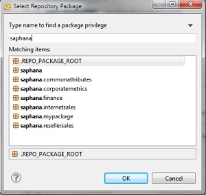 List of SAP HANA Packages